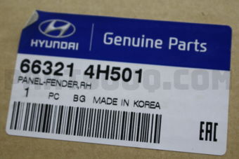 663214H501 PANEL-FENDER RH