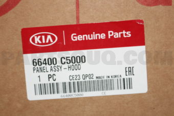 66400C5000 PANEL ASSY-HOOD