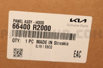 66400R2000 PANEL ASSY-HOOD