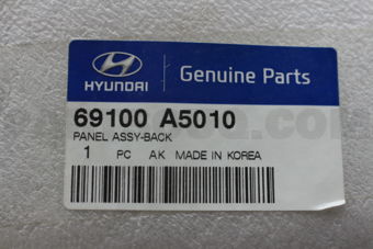 69100A5010 PANEL ASSY-BACK