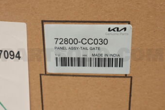 72800CC030 PANEL ASSY-TAIL GATE