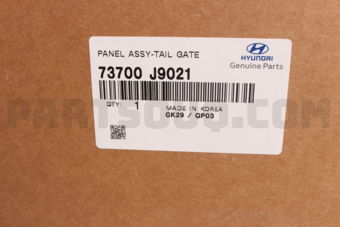 73700J9021 PANEL ASSY-TAIL GATE
