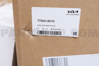 77004IX010 PANELASSY-REARDOOR