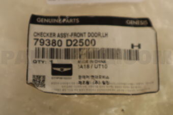 79380D2500 Hyundai / KIA CHECKER ASSY-FRONT DOOR,LH
