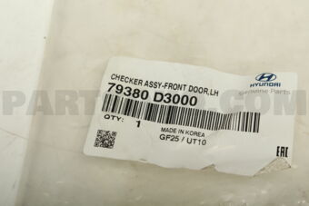 79380D3000 CHECKER ASSY-FRONT DOOR,LH