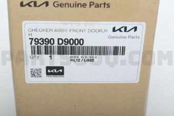 79390D9000 CHECKER ASSY-FRONT DOOR,RH
