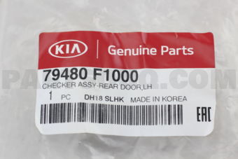 79480F1000 CHECKER ASSY-REAR DOOR,LH