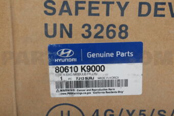 80610K9000 SIDE A BAG MODULE-FR,LH