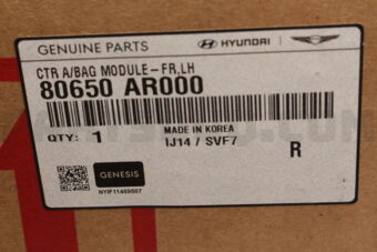 80650AR000 CTR A/BAG MODULE-FR,LH
