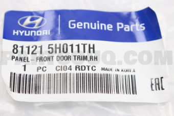 811215H011TH PANEL ASSY-FR DR TRIM RH