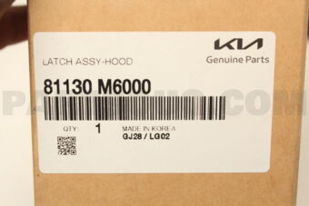 81130M6000 LATCHASSY-HOOD