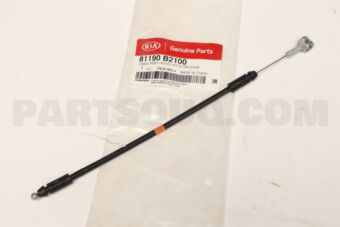 81190B2100 CABLE ASSY-HOOD LATCH RELEASE