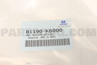 81190K6000 CABLE ASSY-HOOD LATCH RELEASE