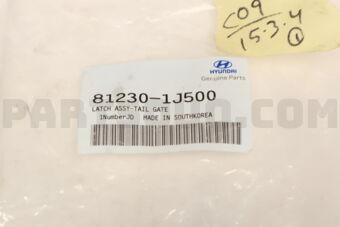 812301J500 LATCH ASSY-TAIL GATE