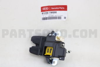 812301W000 LATCH ASSY-TRUNK LID