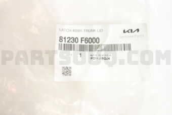 81230F6000 LATCH ASSY-TRUNK LID