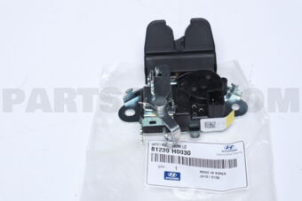 81230H0030 LATCH ASSY-TRUNK LID