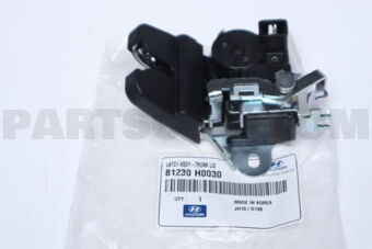 81230H0030 LATCH ASSY-TRUNK LID