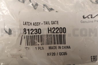 81230H2200 LATCHASSY-TAILGATE