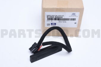 81260G3000 HANDLE ASSY-TAIL GATE O/S