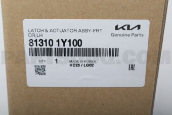 813101Y100 Hyundai / KIA LATCH&amp;ACTUATOR FR LH