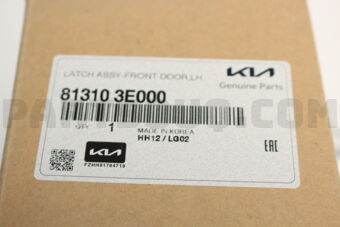 813103E000 LATCH ASSY-FR DR LH