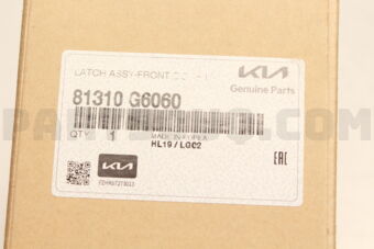 81310G6060 LATCH ASSY-FRONT DOOR,LH