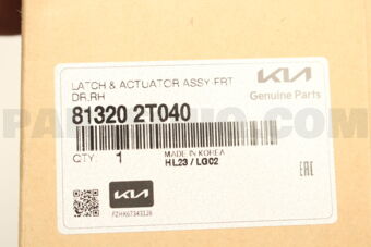 813202T040 LATCH &amp; ACTUATR ASSY