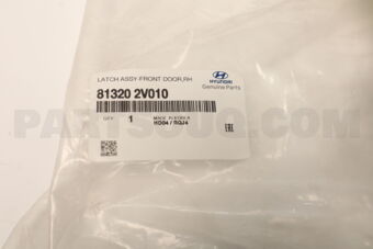 813202V010 LATCH ASSY-FR DR RH
