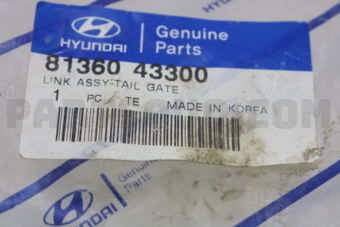 8136043300 LINK ASSY-TAIL GATE