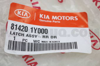 814201Y000 LATCH ASSY-RR DR RH