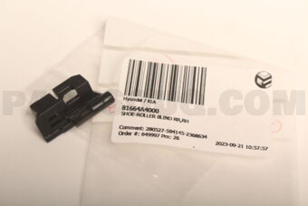 81664A4000 SHOE-ROLLER BLIND RR,RH