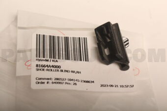 81664A4000 SHOE-ROLLER BLIND RR,RH