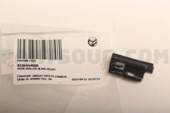 81664A4000 SHOE-ROLLER BLIND RR,RH