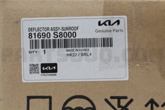 81690S8000 DEFLECTOR ASSY-SUNROOF