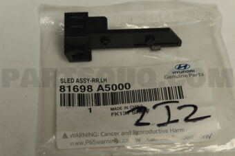 81698A5000 SLED ASSY-RR,LH