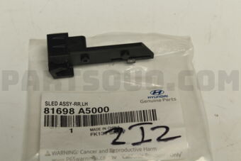 81698A5000 SLED ASSY-RR,LH
