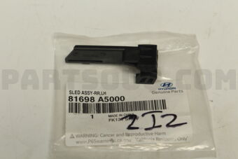 81698A5000 SLED ASSY-RR,LH