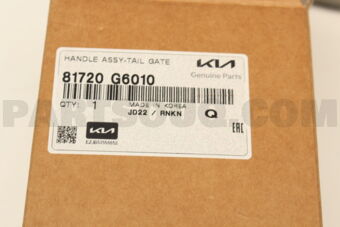 81720G6010 HANDLEASSY-TAILGAT