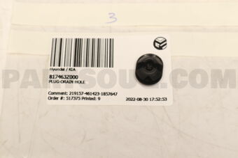 817463Z000 PLUG-DRAIN HOLE