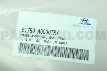 81750A0000TRY PANEL ASSY-TAIL GATE TRIM