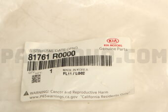 81761R0000 W/STRIP-TAIL GATE OPNG