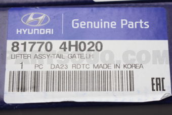 817704H020 LIFTER ASSY-TAIL GATE LH