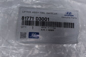 81771D3001 LIFTER ASSY-TAIL GATE,LH