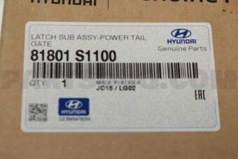 81801S1100 LATCH SUB ASSY-POWER TAILGATE