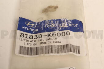 81830K6000 LIFTER ASSY-TAIL GATE,LH