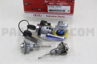 819051W420 Hyundai / KIA KEY &amp; CYLINDER SET-LOCK