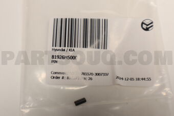 81926H5000 PIN
