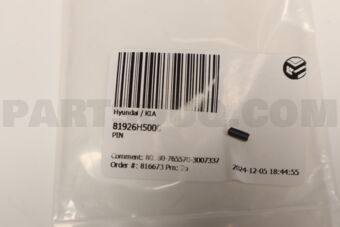 81926H5000 PIN