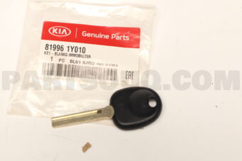 819961Y010 KEY-BLANKG IMMOBILIZ